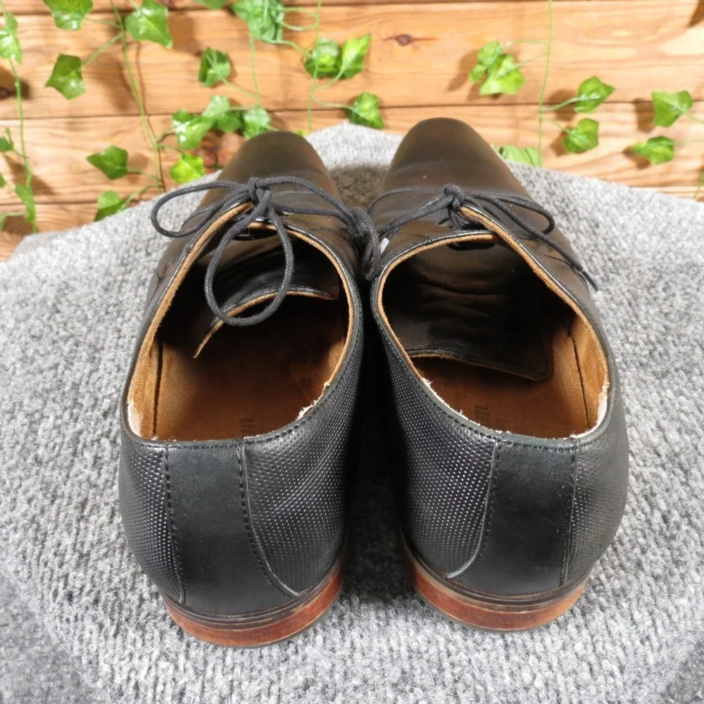 Florsheim Postino Men's 9.5 Black Leather‎ Cap Toe Oxford Dress Shoes Formal